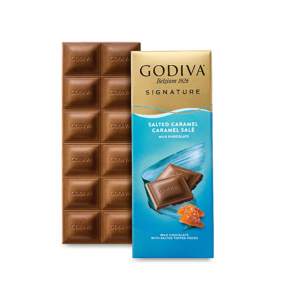 Godiva Signature Salted Caramel Milk Chocolate - 90g