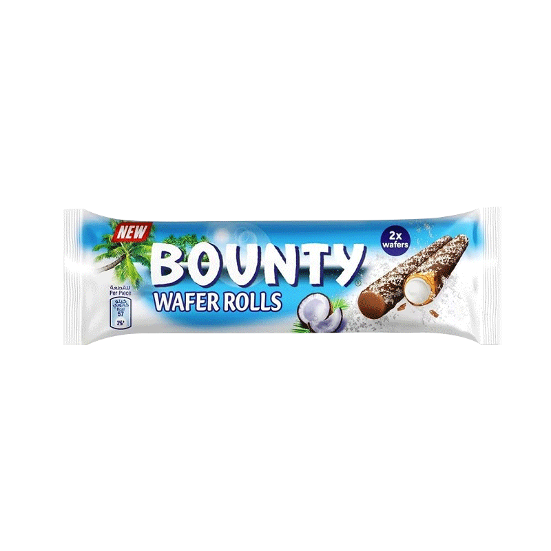 Bounty Wafer Roll Chocolate 22.5GM
