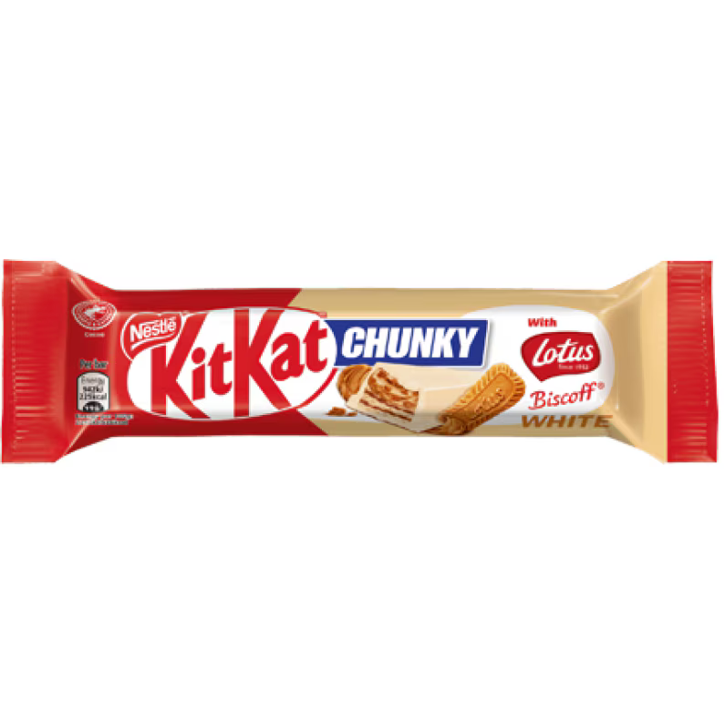 KitKat Chunky Lotus Biscoff White Chocolate Bar