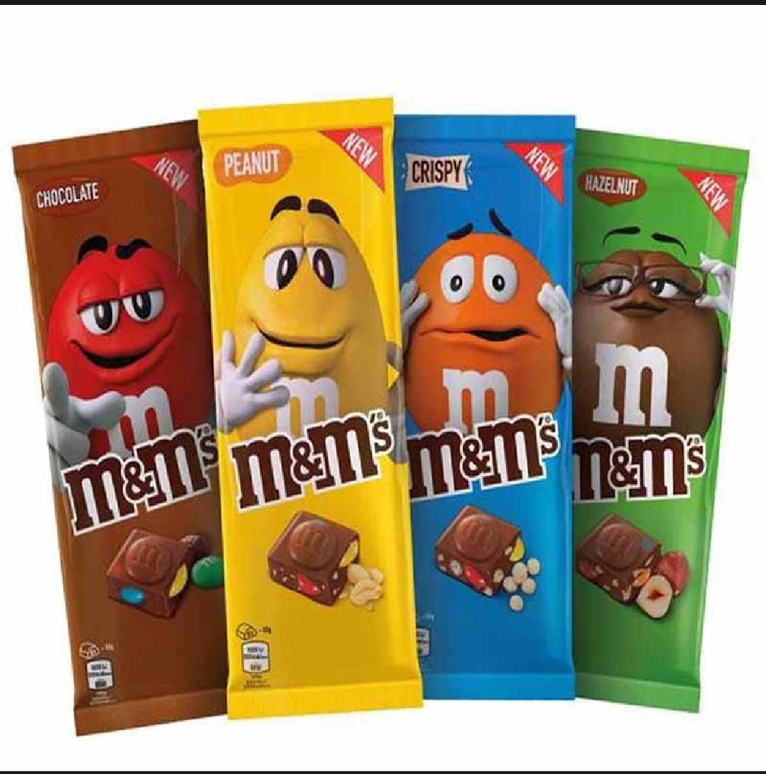 M&M chocolate bar 165g original