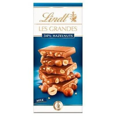 Lindt 34% Hazelnut Milk Chocolate Bar 150g