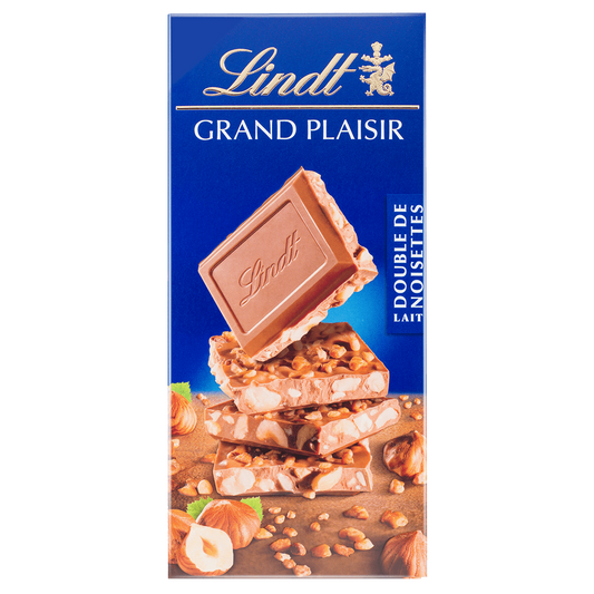 Lindt GRAND PLEASURE Double Hazelnut Milk Chocolate 150g