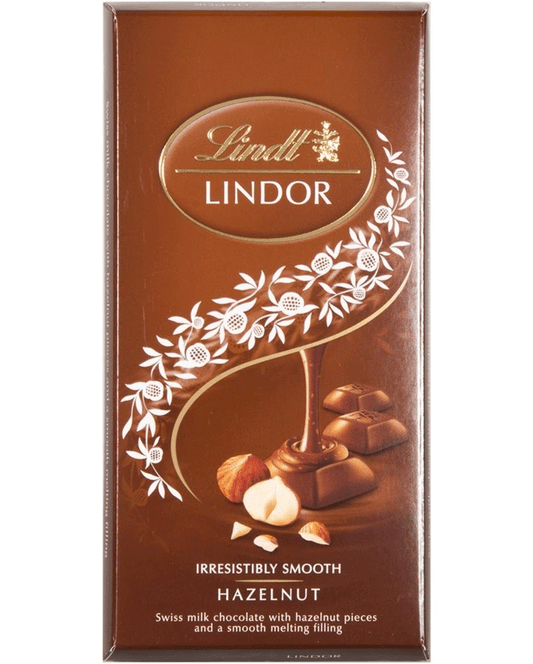 Lindt Lindor Hazelnut Chocolate 100g