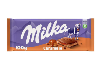 Milka Caramel Alpine Milk Chocolate 100 g