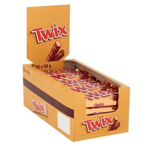 Twix Original 50g - box of 25